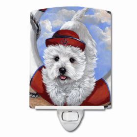 West Highland White Terrier/Westie Ahoy Sailor Ceramic Nightlight