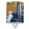 Westie "Going Up" Ceramic Nightlight