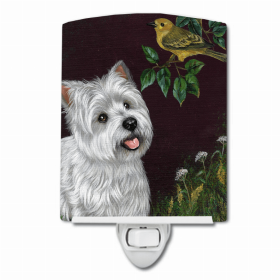 Westie Nature Ceramic Nightlight