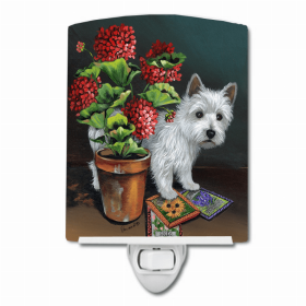 West Highland White Terrier/Westie Seedlings Ceramic Nightlight