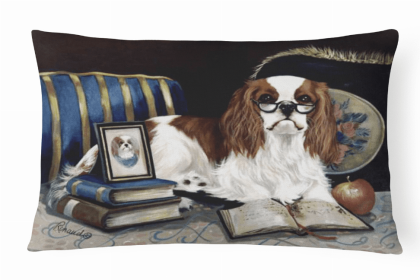 Cavalier King Charles Spaniel Perfect Student Portrait/Landscape Decorative Pillow