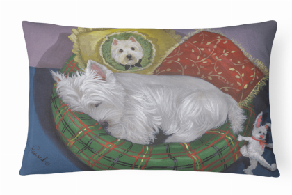 West Highland White Terrier Precious Toto Portrait/Landscape Decorative Pillow