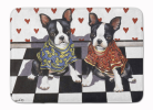 Boston Terrier Puppy Love Bathroom/Kitchen Mat