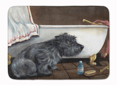 Cairn Terrier Bath Time Bathroom/Kitchen Mat