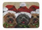 Cairn Terrier Christmas Ceased and Co Bathroom/Kitchen Mat