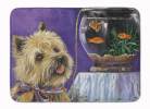 Cairn Terrier Gone Fishing Bathroom/Kitchen Mat