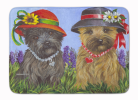 Cairn Terrier Sisters Bathroom/Kitchen Mat