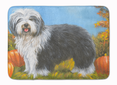Old English Sheepdog Octoberfest Bathroom/Kitchen Mat