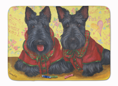 Scottish Terrier Scotties Rule Bathroom/Kitchen Mat
