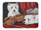 West Highland White Terrier/Westie Fiddlers Bathroom/Kitchen Mat
