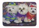 West Highland White Terrier/Westie Free Spirits Bathroom/Kitchen Mat