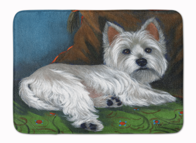 West Highland White Terrier/Westie Wake Up Bathroom/Kitchen Mat
