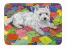 West Highland White Terrier/Westie Zoe's Mail Bathroom/Kitchen Mat