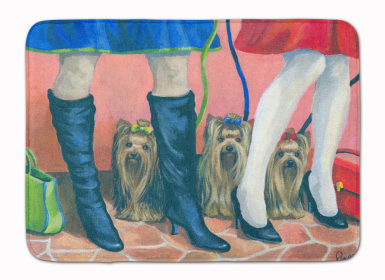 Yorkshire Terrier/Yorkie on the Go Bathroom/Kitchen Mat