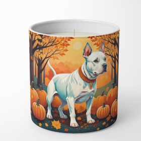Pit Bull Terrier - White - Fall Decorative Soy Candle