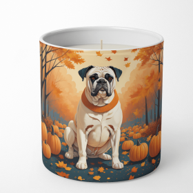 Boxer - White - Fall Decorative Soy Candle