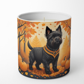 Cairn Terrier - Black - Fall Decorative Soy Candle