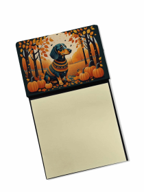 Dachshund 3 Fall Sticky Note Holder