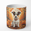 Jack Russell Terrier Fall Decorative Soy Candle