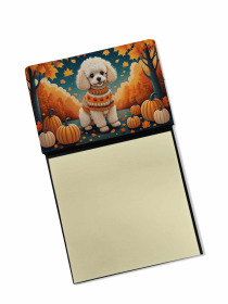 Poodle 3 Fall Sticky Note Holder