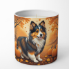 Sheltie/Shetland Sheepdog Fall Decorative Soy Candle