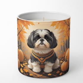 Shih Tzu Fall Decorative Soy Candle