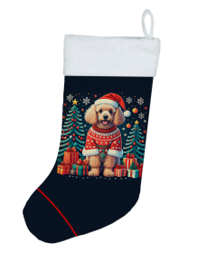 Poodle - Toy - Apricot - Christmas Stocking