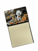 Bichon Frise 4 Fall Kitchen Pumpkins Sticky Note Holder