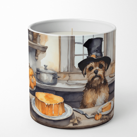 Border Terrier Fall Kitchen Pumpkins Decorative Soy Candle