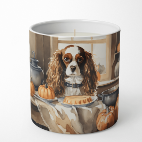 Cavalier King Charles Spaniel Fall Kitchen Pumpkins Decorative Soy Candle