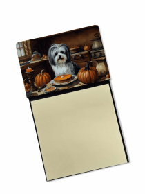 Havanese 1 Fall Kitchen Pumpkins Sticky Note Holder