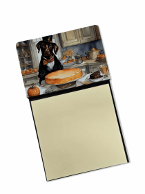 Labrador Retriever - Chocolate 3 - Fall Kitchen Pumpkins Sticky Note Holder