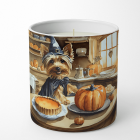 Silky Terrier Fall Kitchen Pumpkins Decorative Soy Candle