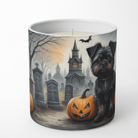 Affenpinscher Spooky Halloween Decorative Soy Candle