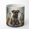 Border Terrier Spooky Halloween Decorative Soy Candle