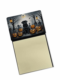 Pug - Black 2 - Spooky Halloween Sticky Note Holder