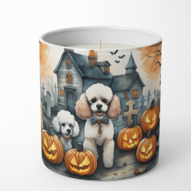 Poodle Spooky Halloween Decorative Soy Candle
