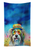 Bearded Collie 2 Hippie Dawg Kitchen Towel