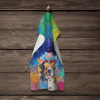 Bernese Mountain Dog 2 Hippie Dawg Kitchen Towel