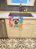 Bichon Frise 1 Hippie Dawg Kitchen Towel
