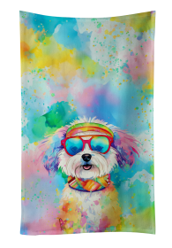 Bichon Frise 2 Hippie Dawg Kitchen Towel