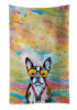 Boston Terrier 1 Hippie Dawg Kitchen Towel
