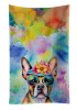 Boston Terrier 2 Hippie Dawg Kitchen Towel