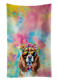 Cavalier King Charles Spaniel 4 Hippie Dawg Kitchen Towel