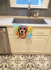 Dachshund 1 Hippie Dawg Kitchen Towel