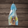 Dachshund 1 Hippie Dawg Kitchen Towel