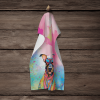 Doberman 1 Hippie Dawg Kitchen Towel