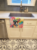 French Bulldog 2 Hippie Dawg Kitchen Towel