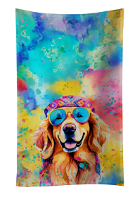 Golden Retriever 1 Hippie Dawg Kitchen Towel