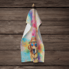Golden Retriever 3 Hippie Dawg Kitchen Towel